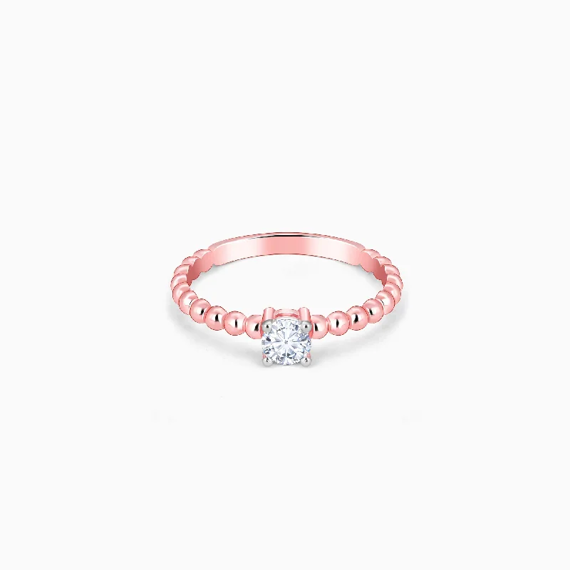 Grab Your Dream Jewelry At The Lowest Prices Rose Gold Splendour Diamond Ring