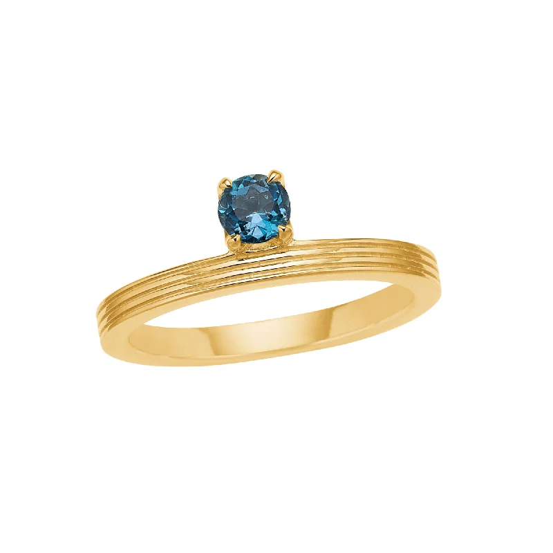 Exclusive Jewelry Offers – Sparkle For Less My Precious - Rainbow 10K Gold Ring w. Topaz