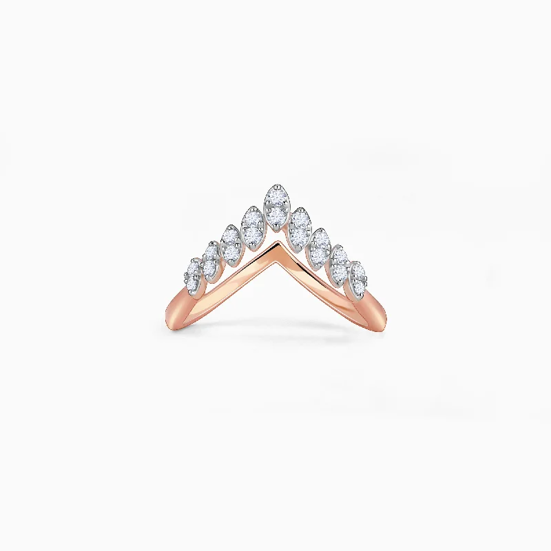 Rose Gold Cuore Vanki Ring