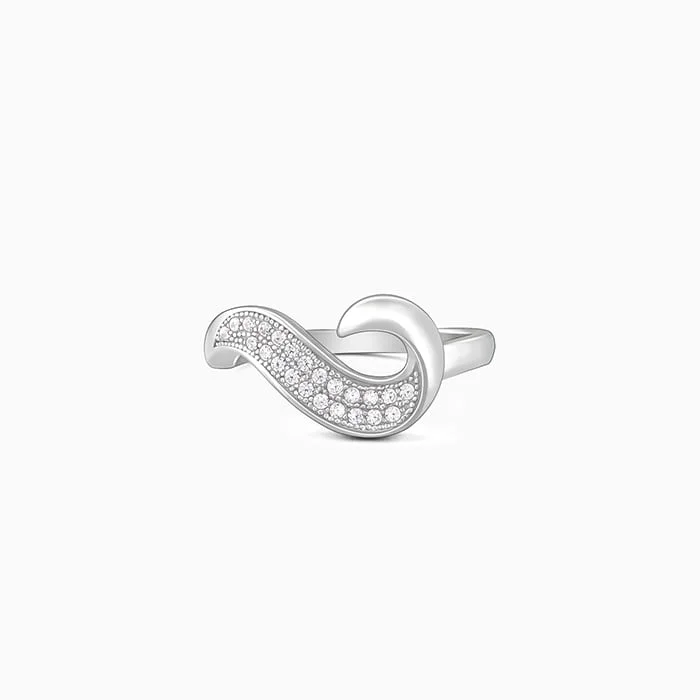 Seasonal Jewelry Sale – Upgrade Your Style Today Silver Great Wave Ring