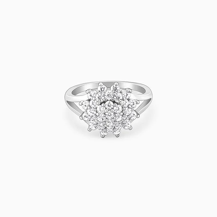 Get The Jewelry You Love At A Price You Love Silver Shiny Cluster Ring