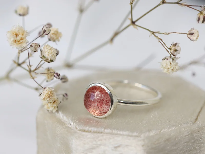 Premium Jewelry At Special Low Prices For A Limited Time Strawberry Quartz Ring