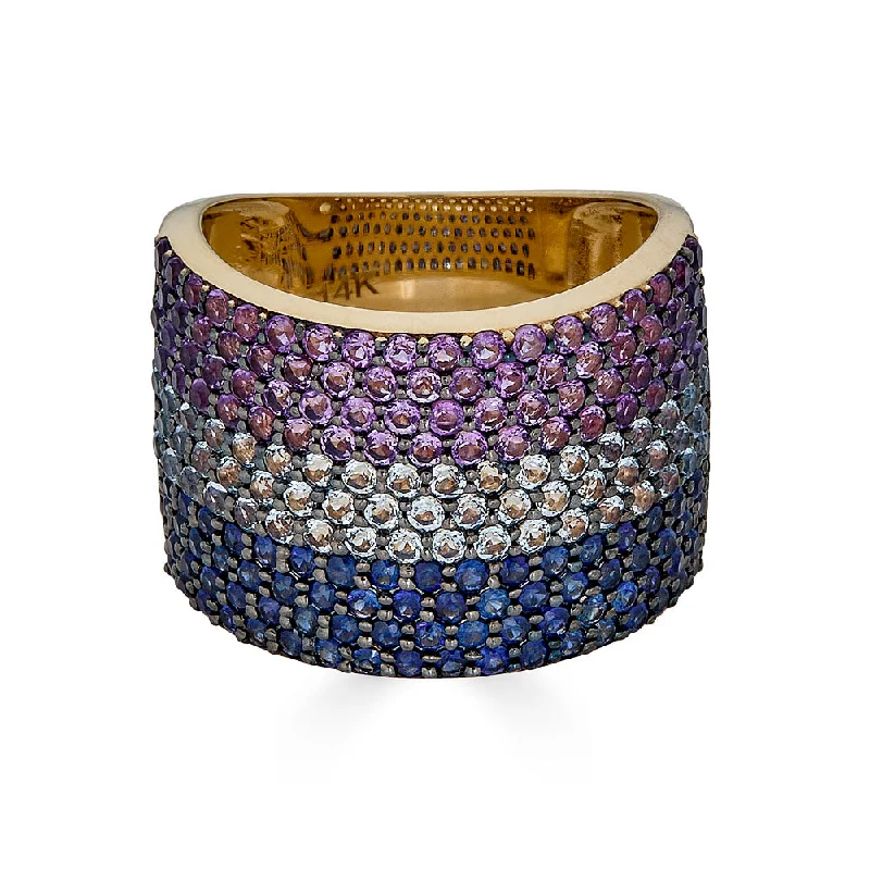 Shop Dazzling Jewelry At The Best Prices Amethyst Aquamarine Sapphire Cigar Band