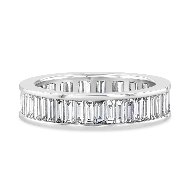 Make Your Outfit Shine With Discounted Jewelry Classic Baguette Eternity Band