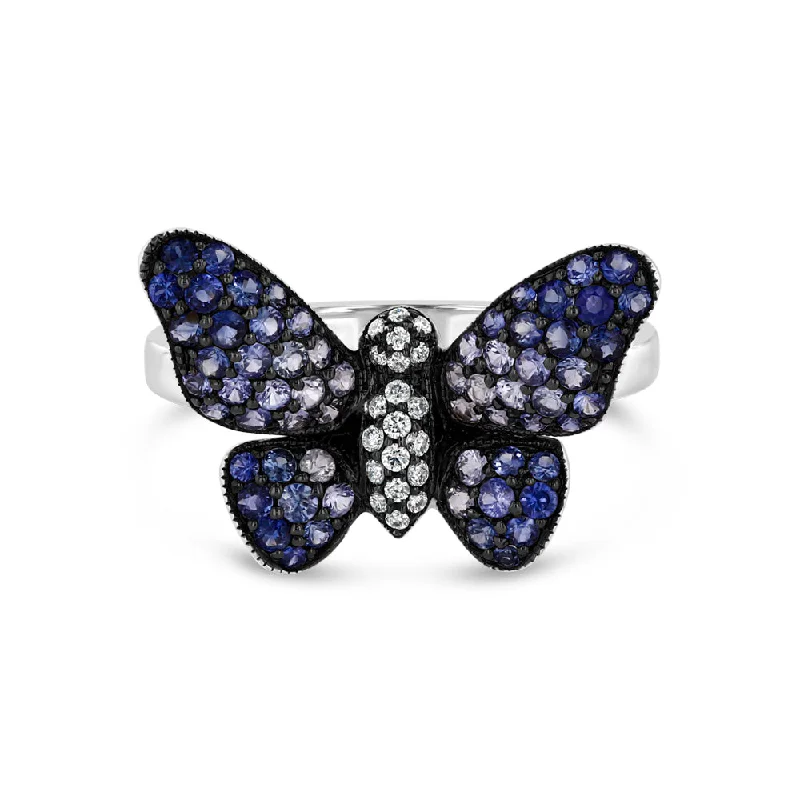 Personalized Jewelry Sale – Meaningful Gifts At Great Prices Blue Sapphire Butterfly Ring