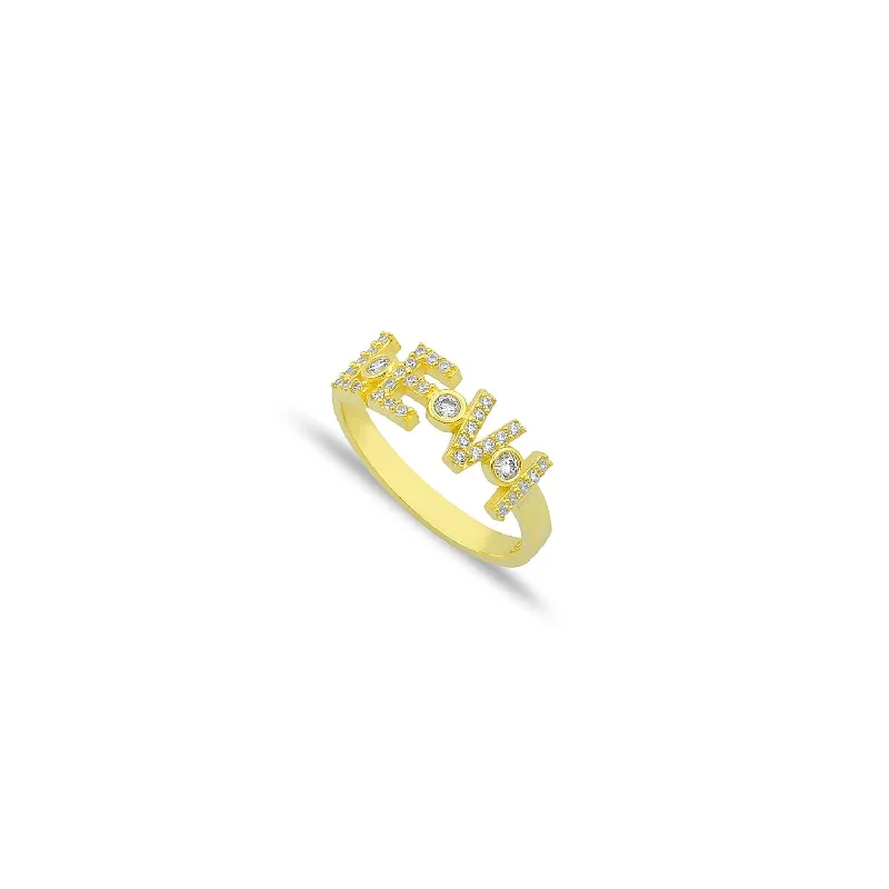 Premium Jewelry Now Available At Special Discounts CZ Stone Name Ring