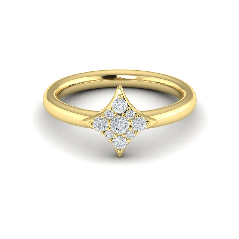 Best Jewelry Deals – Premium Quality At Exclusive Discounts Diamond Burst Ring in 14K Yellow Gold