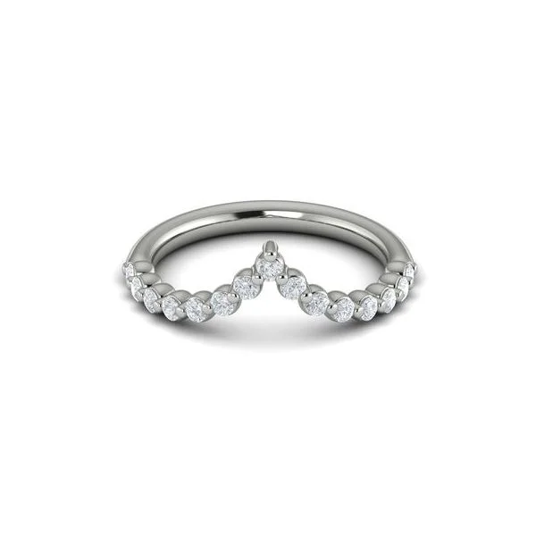 Personalized Jewelry At Special Discount Rates Diamond Fashion Band in 14K White Gold