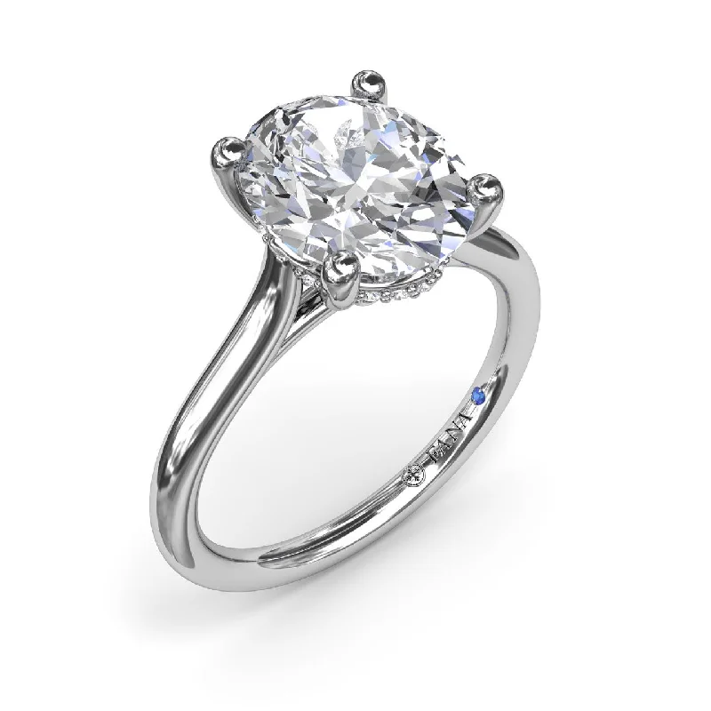 Limited-Time Jewelry Discounts – Shine Without The Splurge Diamond Oval Engagement Ring in 14K White Gold