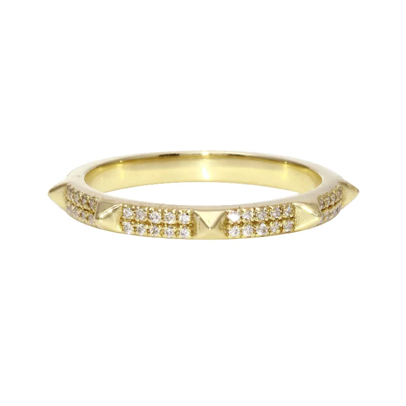 Everyday Jewelry Essentials Now On Sale Diamond Pavé Spike Eternity Band