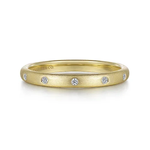 Buy More, Save More On Stunning Jewelry Designs Diamond Stackable Ladies Ring in 14K Yellow Gold