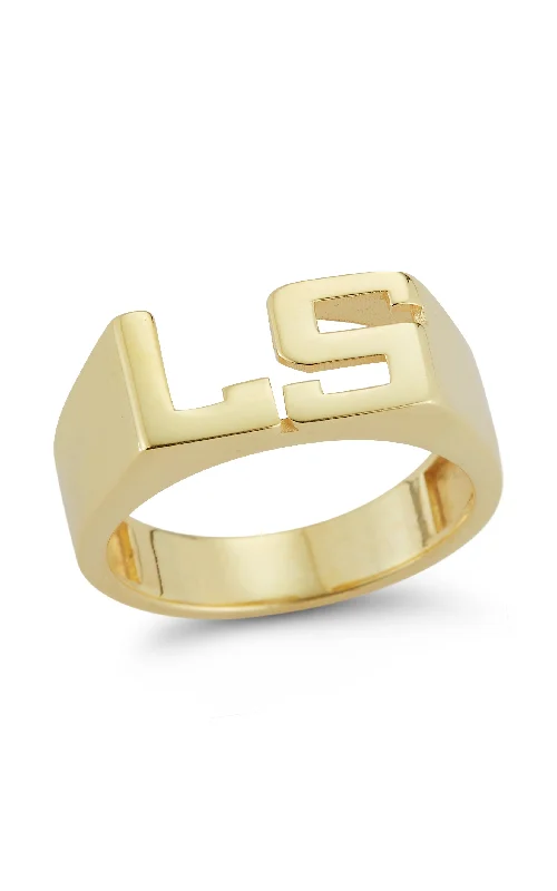 Must-Have Jewelry At Irresistible Discounts Double Initial Ring