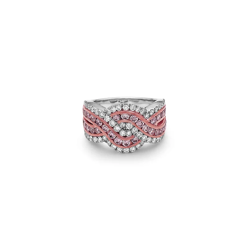 Handcrafted Beauty At Affordable Prices Krypell Collection Diamond Wave Ring