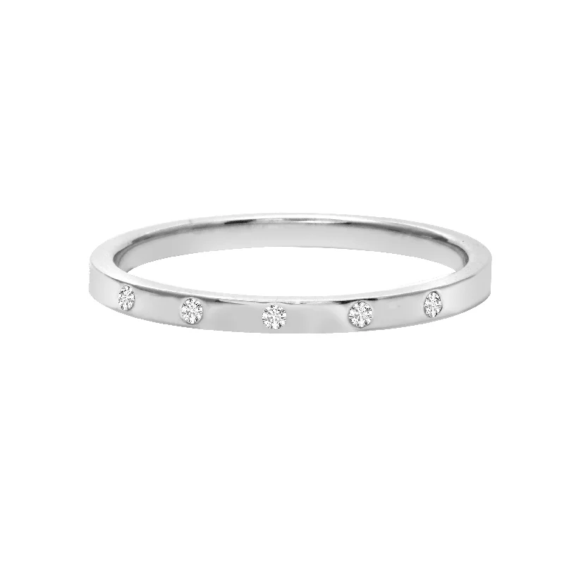 Flash Sale On Stunning Jewelry – Limited Stock Available Minimalist Gypsy Set Diamond Wedding Band