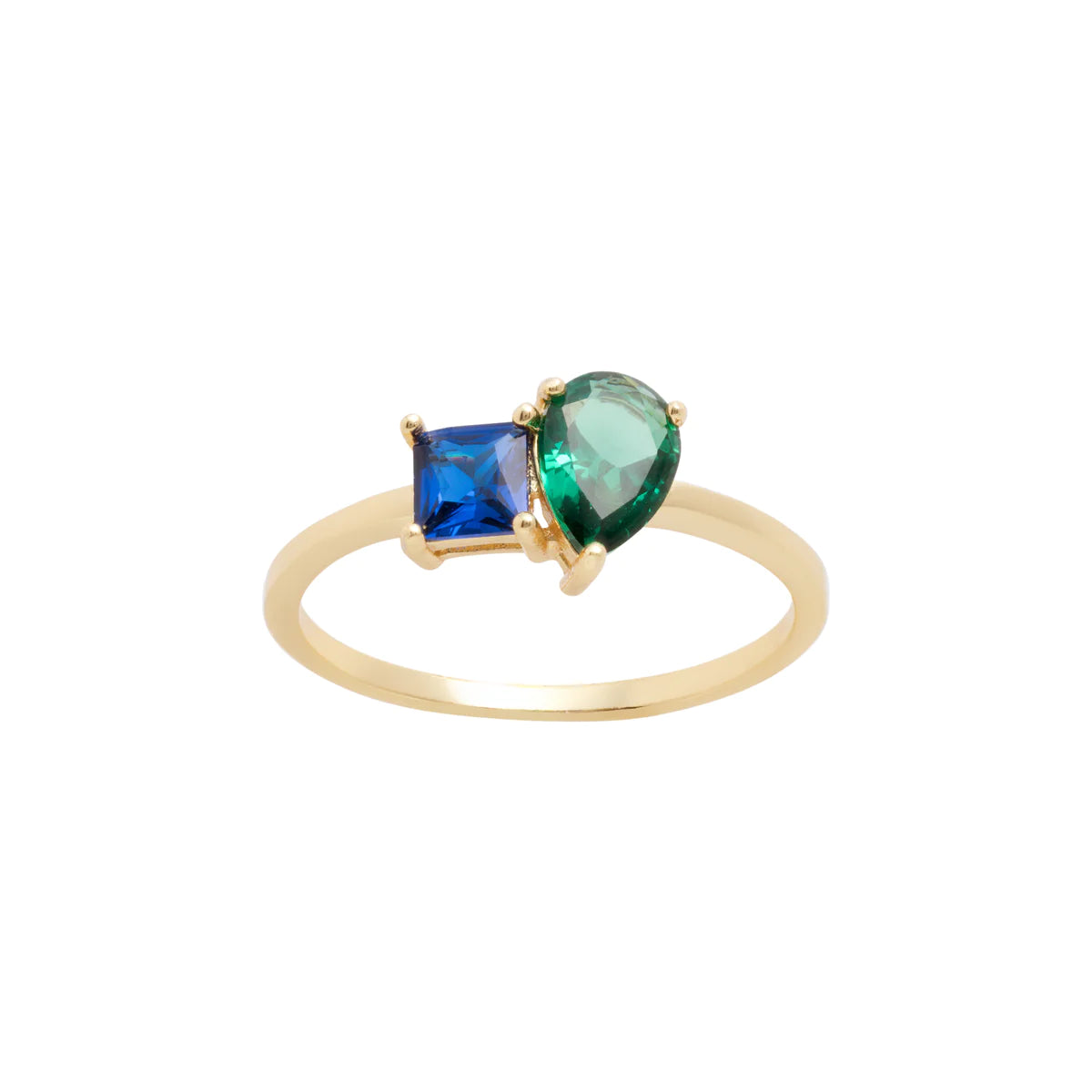 Best Jewelry Sale – Shop Exclusive Designs Now Multi Color Toi et Moi Ring