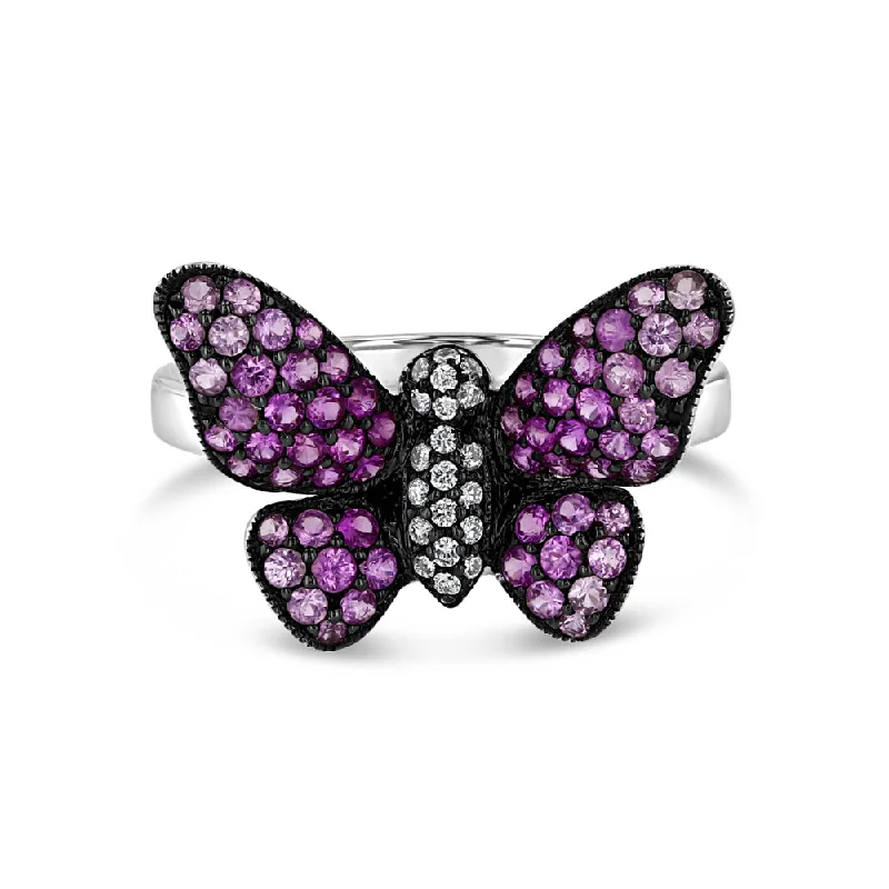 Don't Miss Our Biggest Jewelry Sale Of The Season Pink Sapphire Butterfly Ring