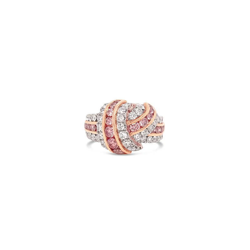 Limited Stock On Premium Jewelry At Low Prices Platinum and Gold Diamond Classic Knot Ring