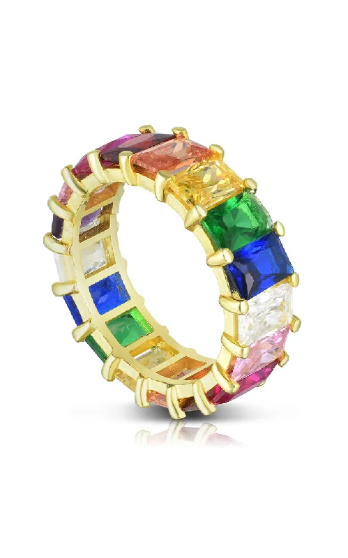 Shine In Style – Shop Jewelry Discounts Today Rainbow Baguette Eternity Band