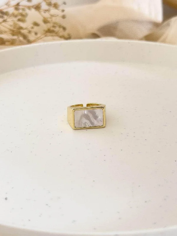 Jewelry Deals That Sparkle – Shop Today Rectangle Shaped Pearl Statement Ring