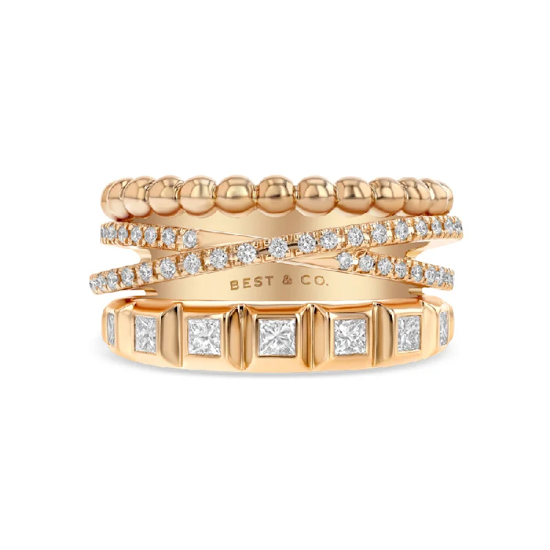 Exclusive Jewelry Markdowns – Limited-Time Offer Rose Gold Layered Ring