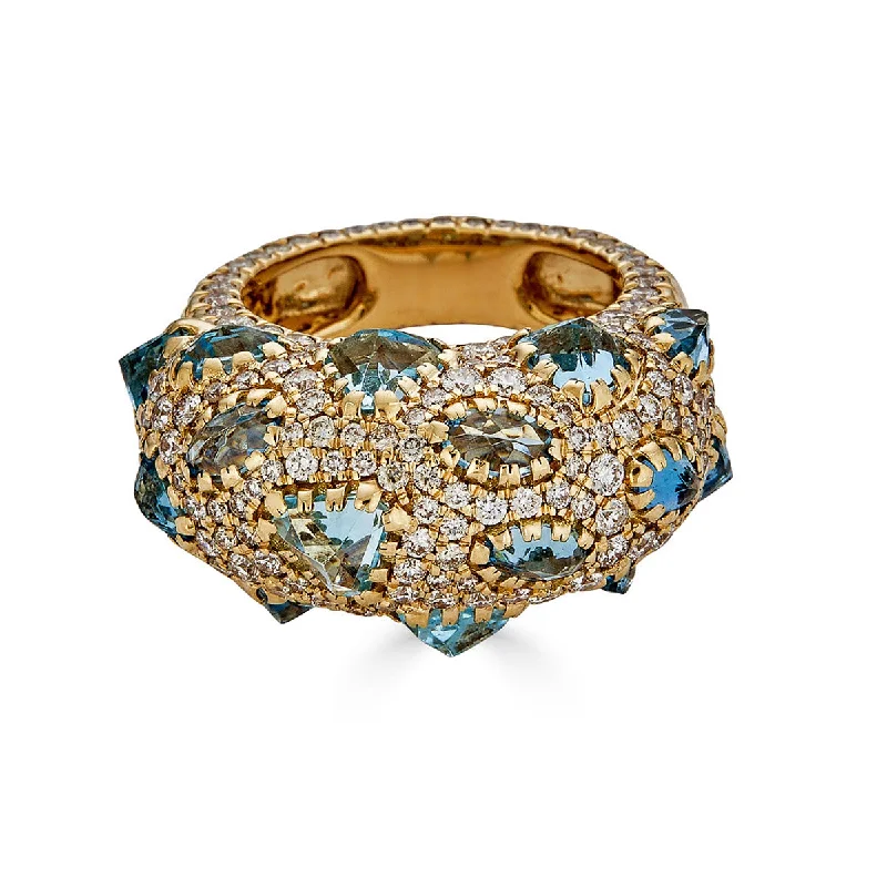 Flash Sale On Stunning Jewelry – Don't Miss Out Rose Gold Sky Blue Topaz Ring