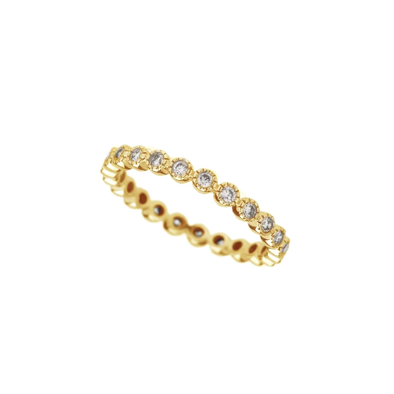 Breathtaking Jewelry At Limited-Time Savings Round Diamond Bezel Eternity Band