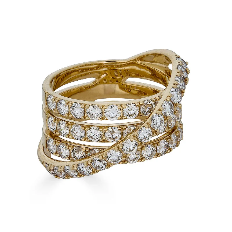 Your Perfect Accessory Now At The Best Price Three Wrap Diamond Ring