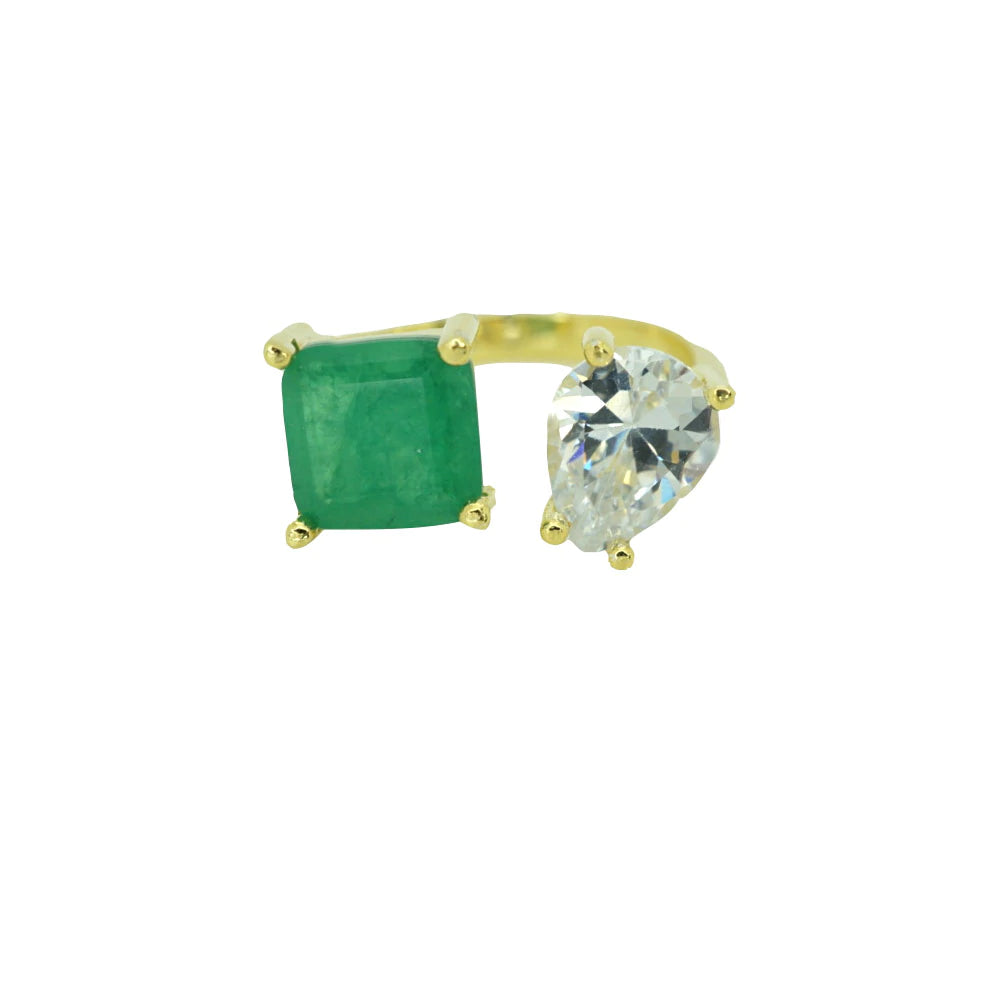 Handcrafted Beauty At Affordable Prices Toi et Moi Emerald Ring