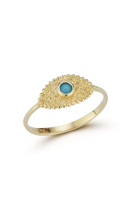 Fine Jewelry, Limited-Time Offers Available Turquoise Evil Eye Ring