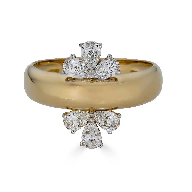 Shine Without Limits – Jewelry Sale Happening Now Two Pear Crowns Ring