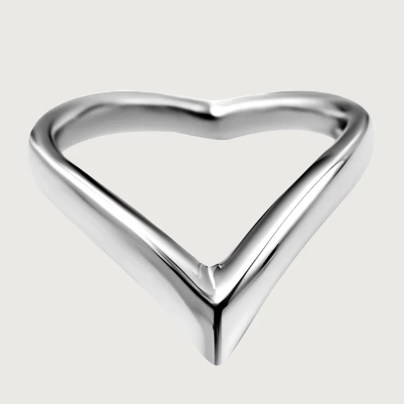 The Jewelry Sale You've Been Waiting For Is Here Venom - Silver Plain Wishbone Ring