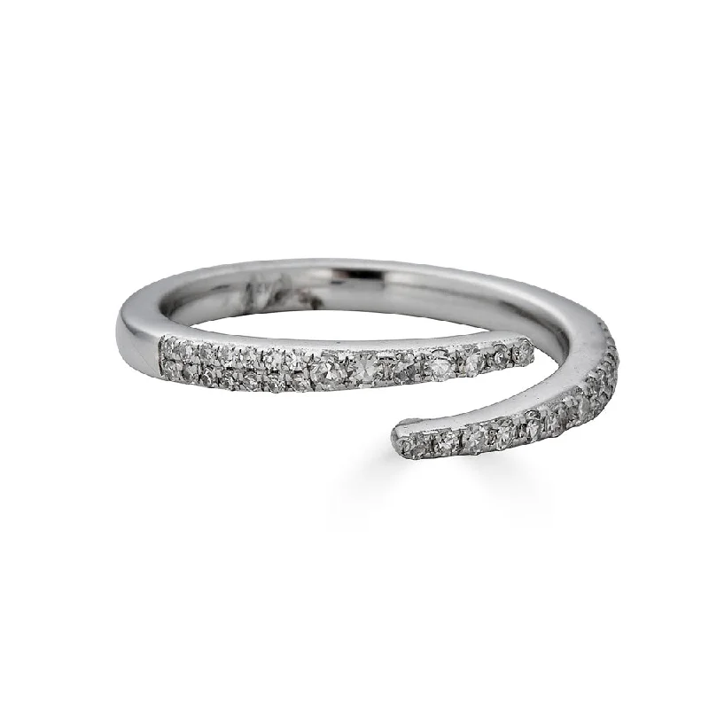 Elegant Jewelry Pieces At Unbelievable Prices White Gold Swoosh Ring