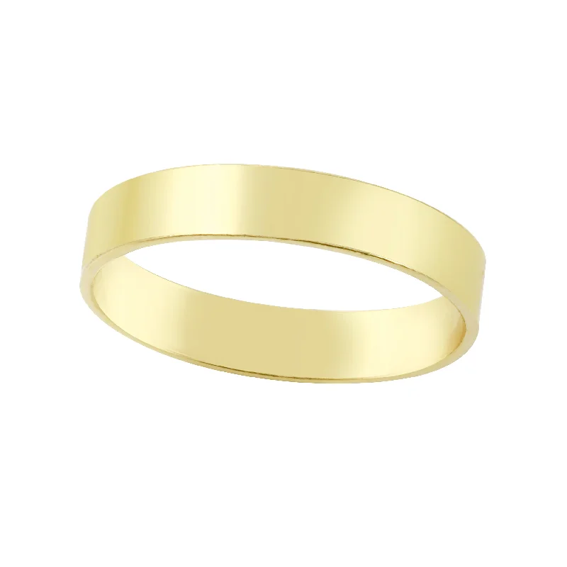 Elegant Jewelry, Affordable Luxury – Shop Now Wide Flat Gold-Filled Stacking Band