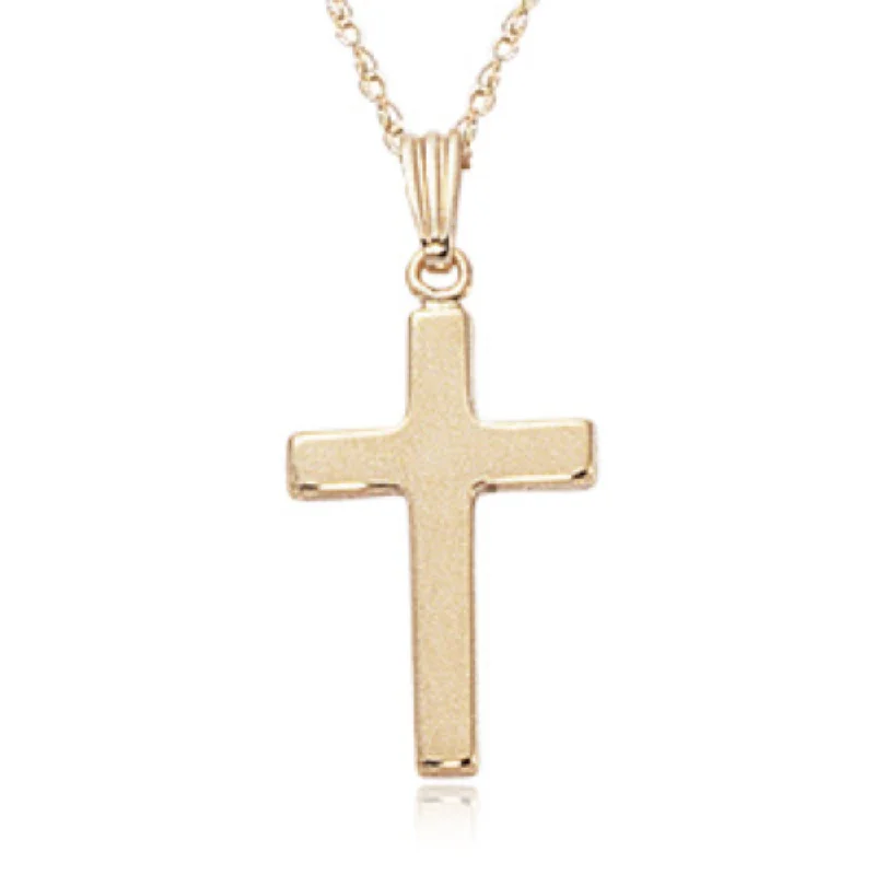 Dazzling Deals On Necklaces, Bracelets, And More 14k Gold Flat Polished Cross Pendant