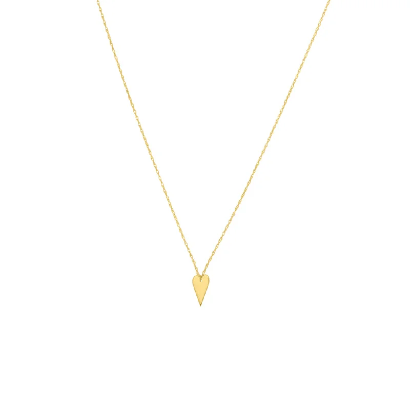 Upgrade Your Jewelry Collection For Less 14k Gold Heart Pendant Necklace