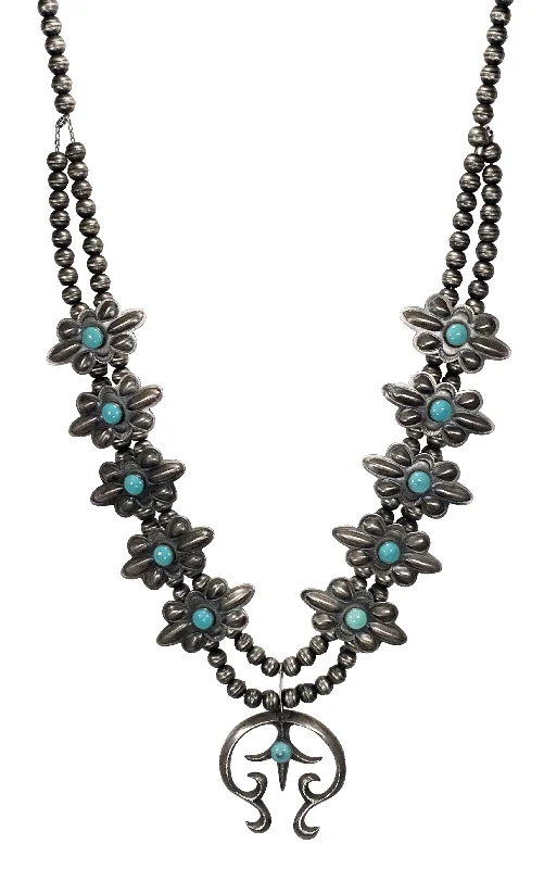 Unbeatable Offers On Luxury And Everyday Jewelry Kingman Turquoise Necklace | Artisan Handmade