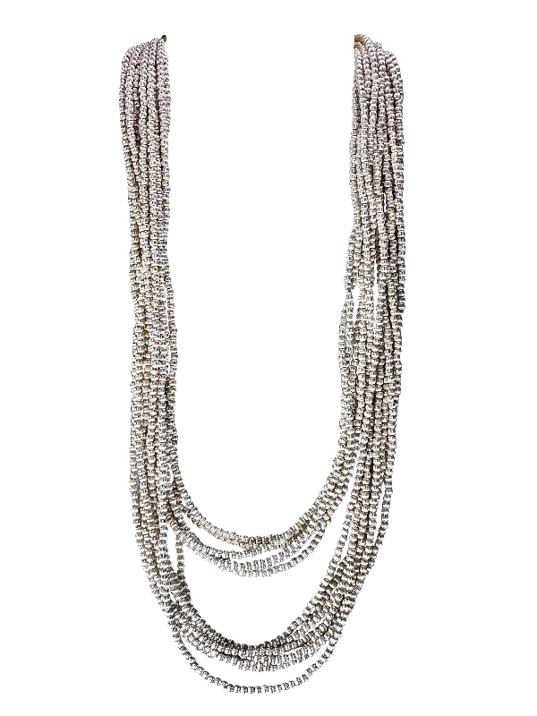 Limited-Time Offer On Elegant Jewelry Pieces Sterling Silver 7-Strand Necklace | Artisan Handmade