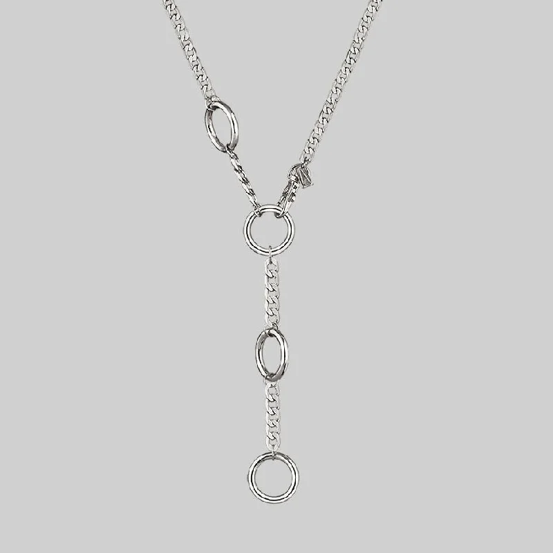 Grab Stylish Jewelry Before The Sale Ends AGNES. Chunky Clasp Necklace - Silver