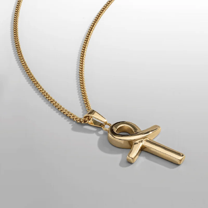 Make Your Outfit Shine With Discounted Jewelry Ankh (Gold)