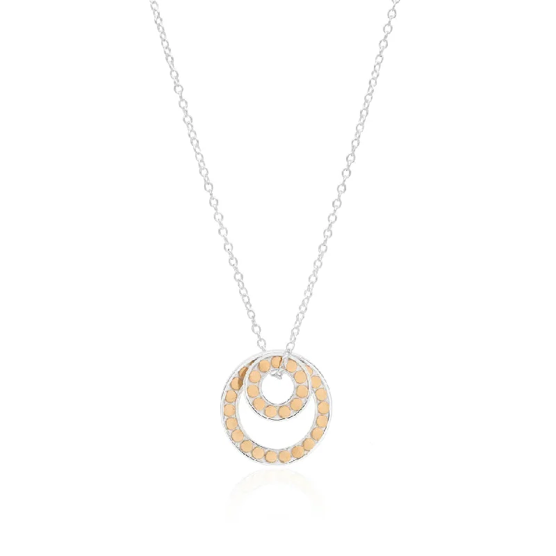 Big Discounts On Elegant Jewelry Collections Anna Beck Classic Double Floating "O" Necklace