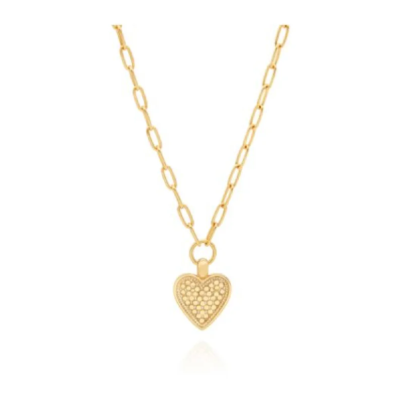 Flash Jewelry Sale – Get Stunning Pieces At Low Prices Anna Beck Medium Heart Engravable Necklace