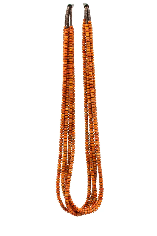 Shine In Style – Shop Jewelry Discounts Today Apple Coral Beaded Necklace | Artisan Handmade