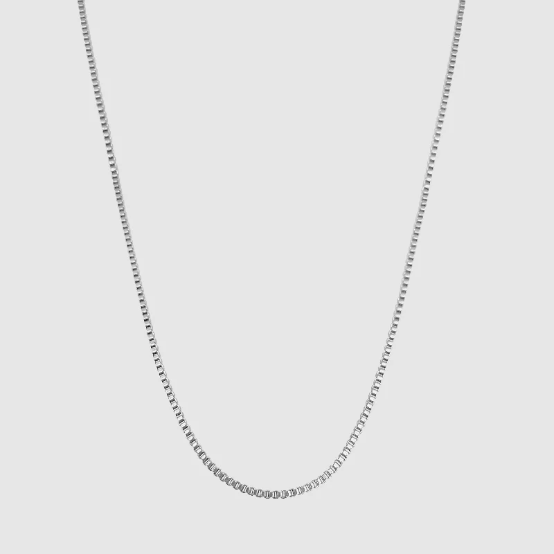 Elegant Necklaces And Bracelets At Limited-Time Offers Box Chain (Silver) 2mm