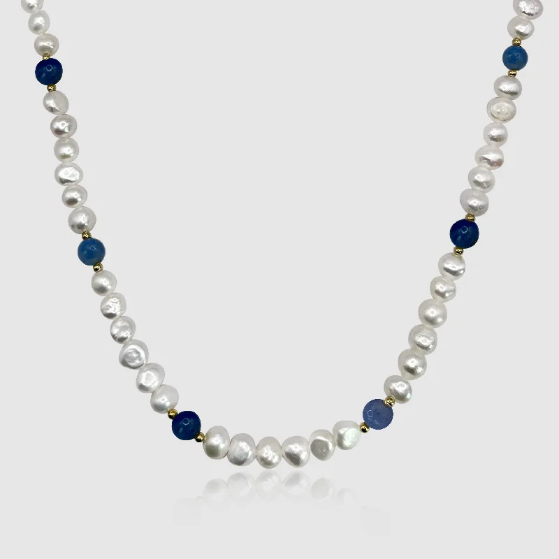 Flash Sale On Stunning Jewelry – Don't Miss Out Cobalt Blue - Real Pearl Necklace