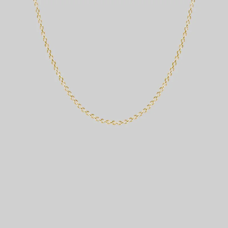 Best Jewelry Sale – Shop Exclusive Designs Now Simple Trace Chain - Gold