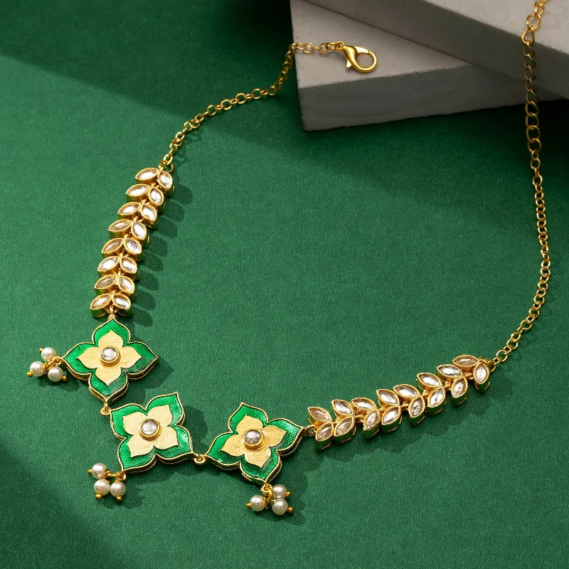 Grab Your Dream Jewelry At The Lowest Prices Hello Phools Green Necklace