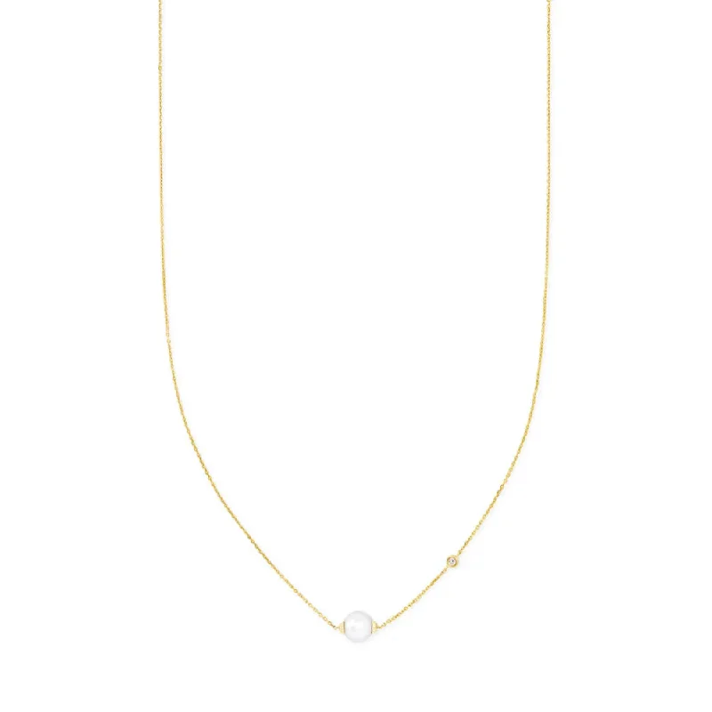 Affordable Elegance – Special Jewelry Sale Now Live Kendra Scott Cathleen 14k Yellow Gold Pendant Necklace in Pearl