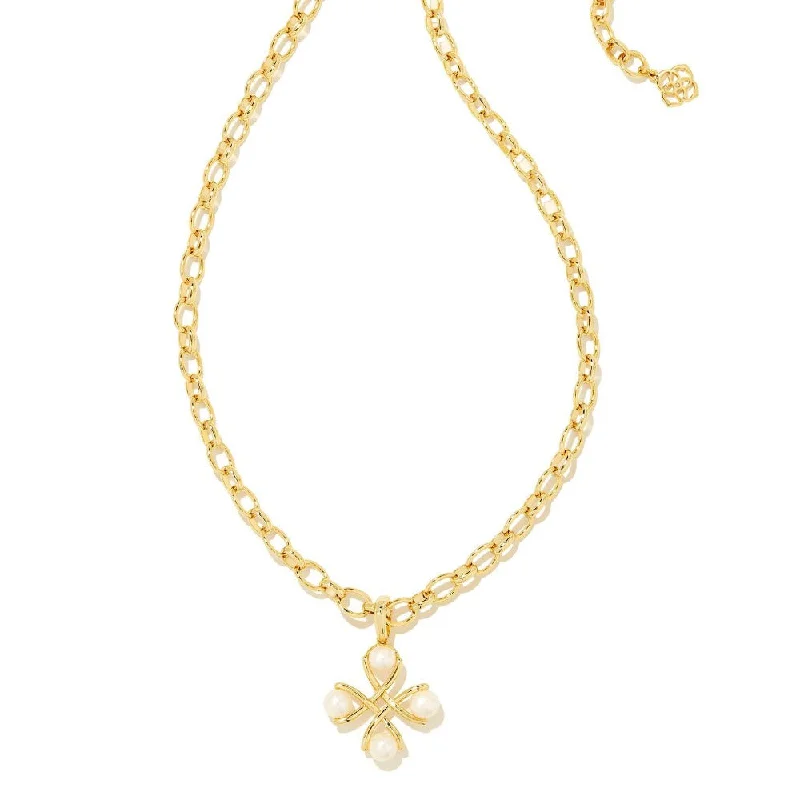 Premium Diamond Jewelry At Once-In-A-Lifetime Discounts Kendra Scott Everleigh Pearl Pendant Necklace White Pearl