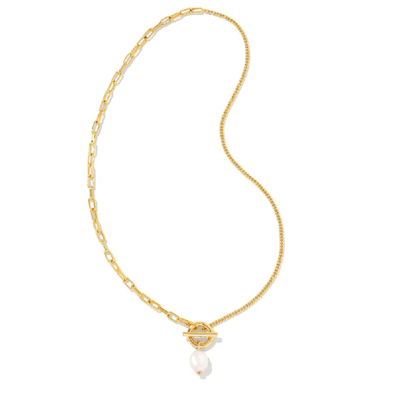 Unique Jewelry Designs Now At Discounted Rates Kendra Scott Leighton Convertible Pearl Chain Necklace