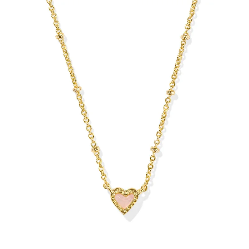 Affordable Luxury Jewelry For Every Occasion Kendra Scott Mini Ari Heart Satellite Short Pendant Necklace